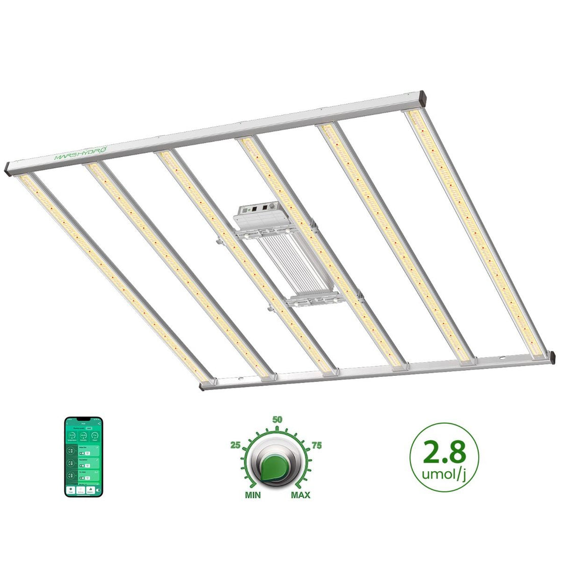 MARS HYDRO FC-E 6500 SMART SYSTEM 680W 照射範囲 150 × 150cm