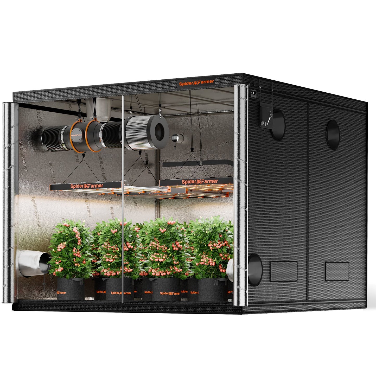 "Spider Farmer"Glow tent 120*120*200cm for indoor hydroponics