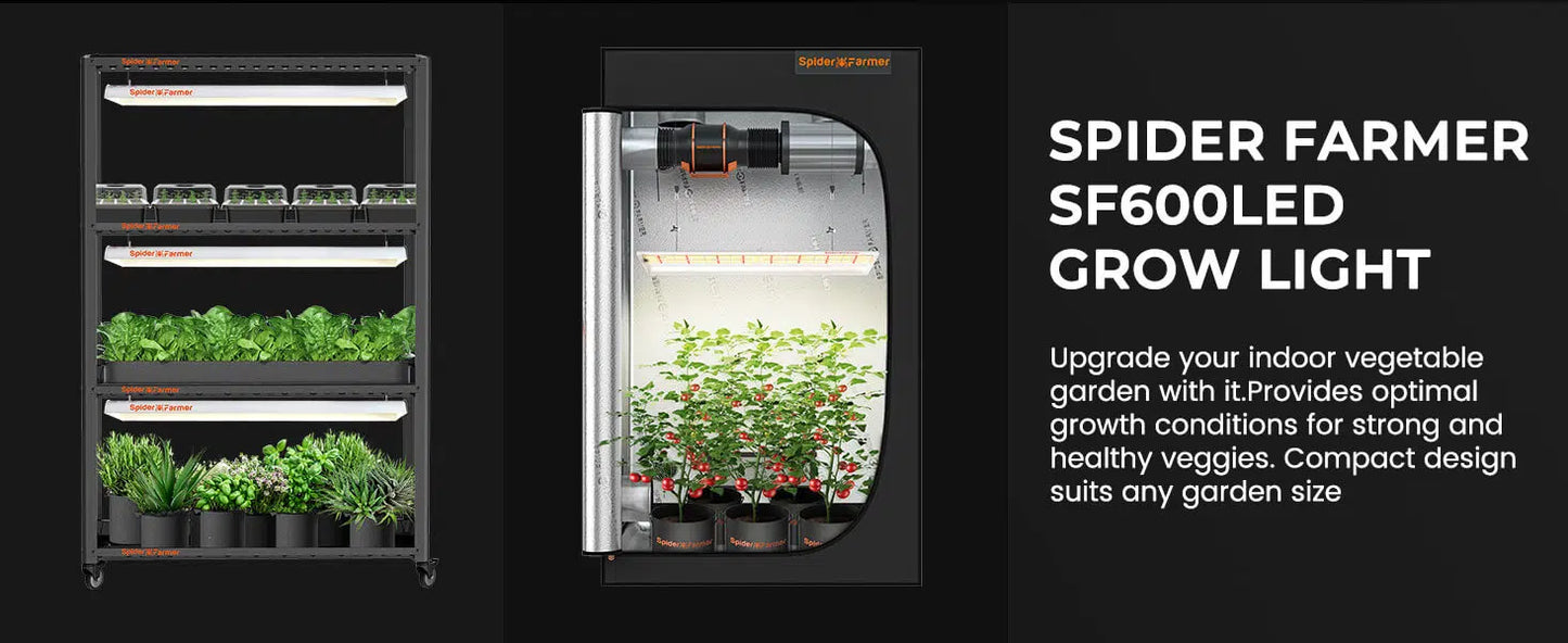 2024モデル SPIDER FARMER SF-600 72w 照射範囲60x120cm