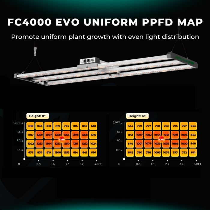 2024モデル MARS HYDRO FC4000-EVO 320W 照射範囲120cm × 60cm (iConnect対応)