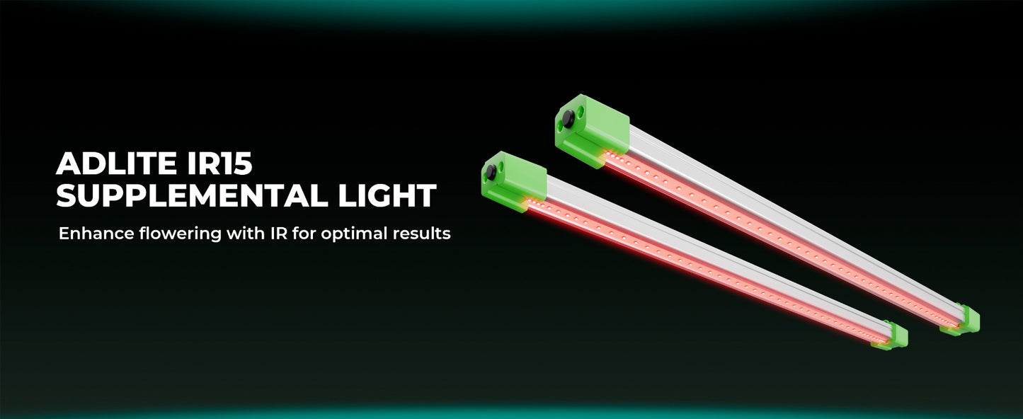 MARS HYDRO Adlite IR15 IR補助LEDグローライトバー(2本Set)