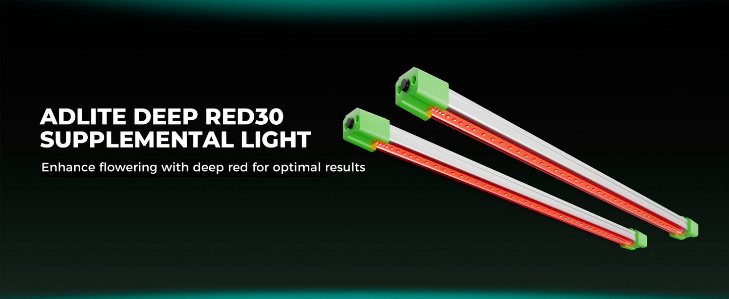 MARS HYDRO Adlite R30 ディープレッド補助LEDグローライトバー(2本Set)
