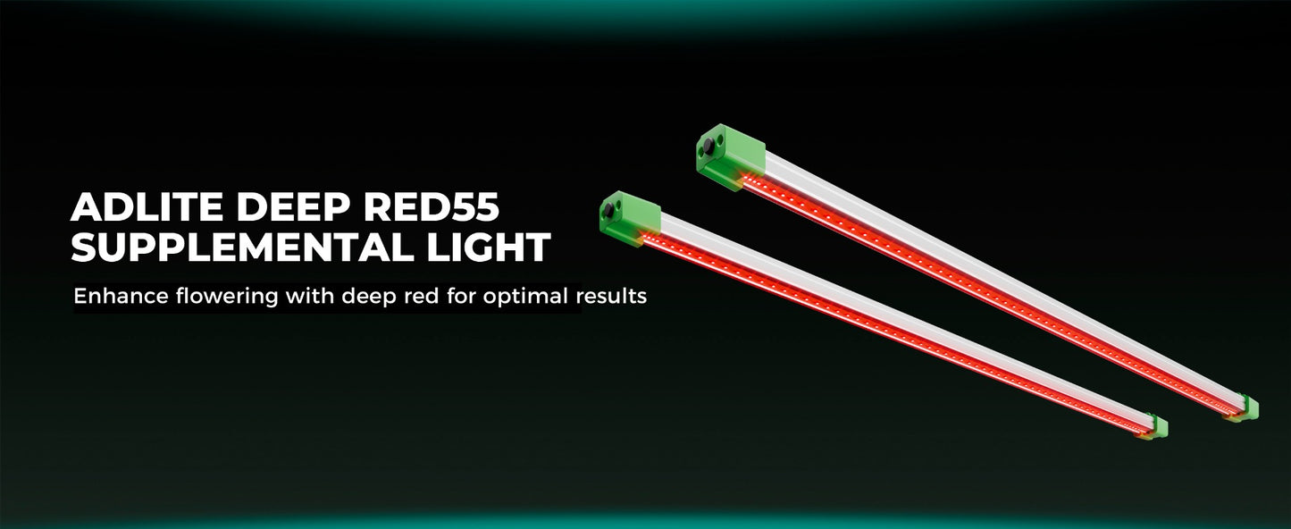 MARS HYDRO Adlite R55 ディープレッド補助LEDグローライトバー(2本Set)