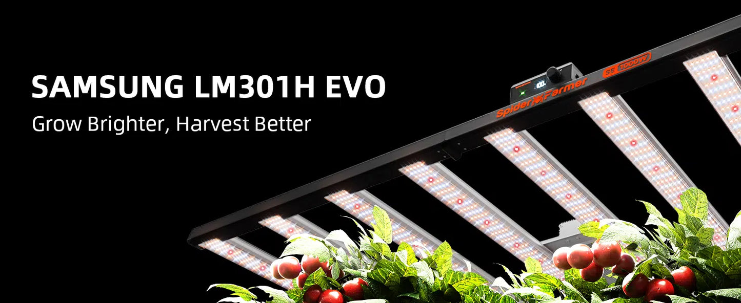 2024モデル SPIDER FARMER SE1000W Samsung LM301H EVO(範囲150×150cm / 1000w)
