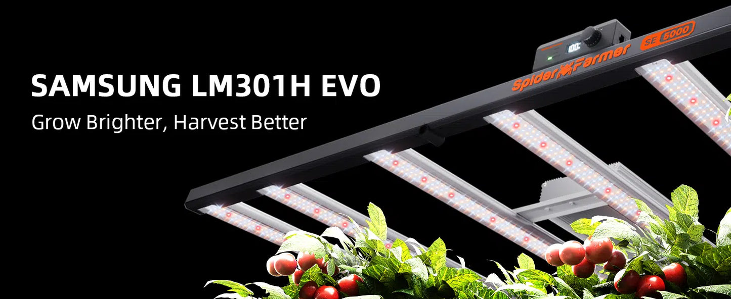 2024モデル SPIDER FARMER SE5000 Samsung LM301H EVO(範囲120×120cm / 480w)