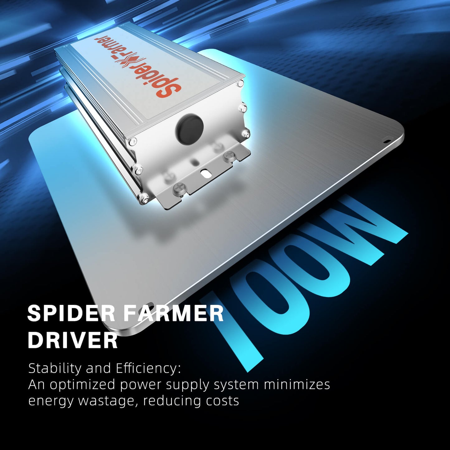 NEWモデル SPIDER FARMER SF1000 調光機能付き 100w 照射範囲90x90cm / LM301H EVO