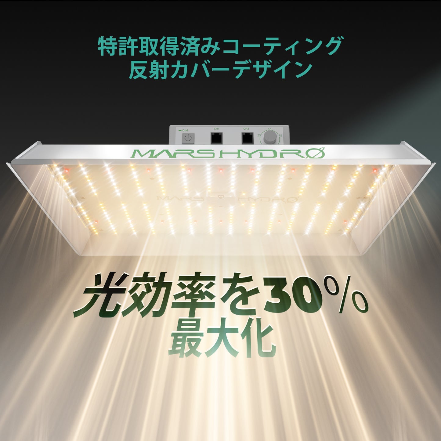 2024モデル MARS HYDRO TS1000 (範囲60×60cm / 150w)