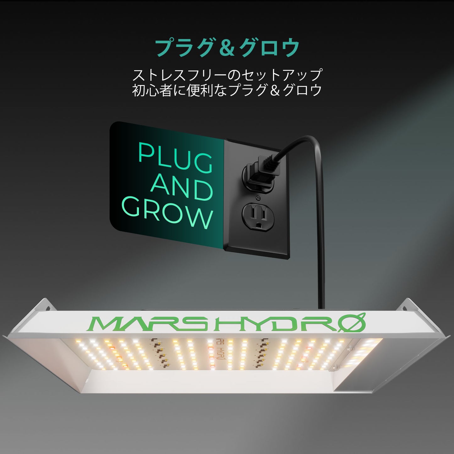 2024モデル MARS HYDRO TS600 (範囲60×60cm / 100w)調光機能無し