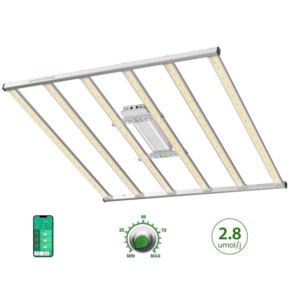 MARS HYDRO FC-E6500 Smart System 730W 照射範囲 150 x 150