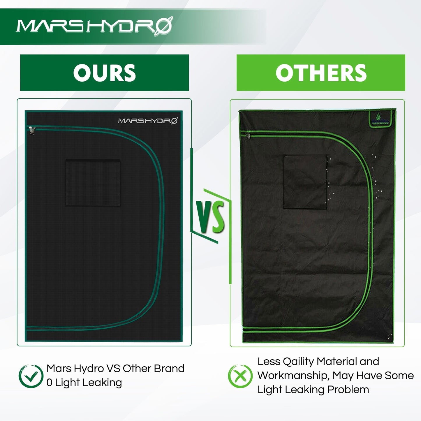 MARS HYDRO グロウテント 70x70x160
