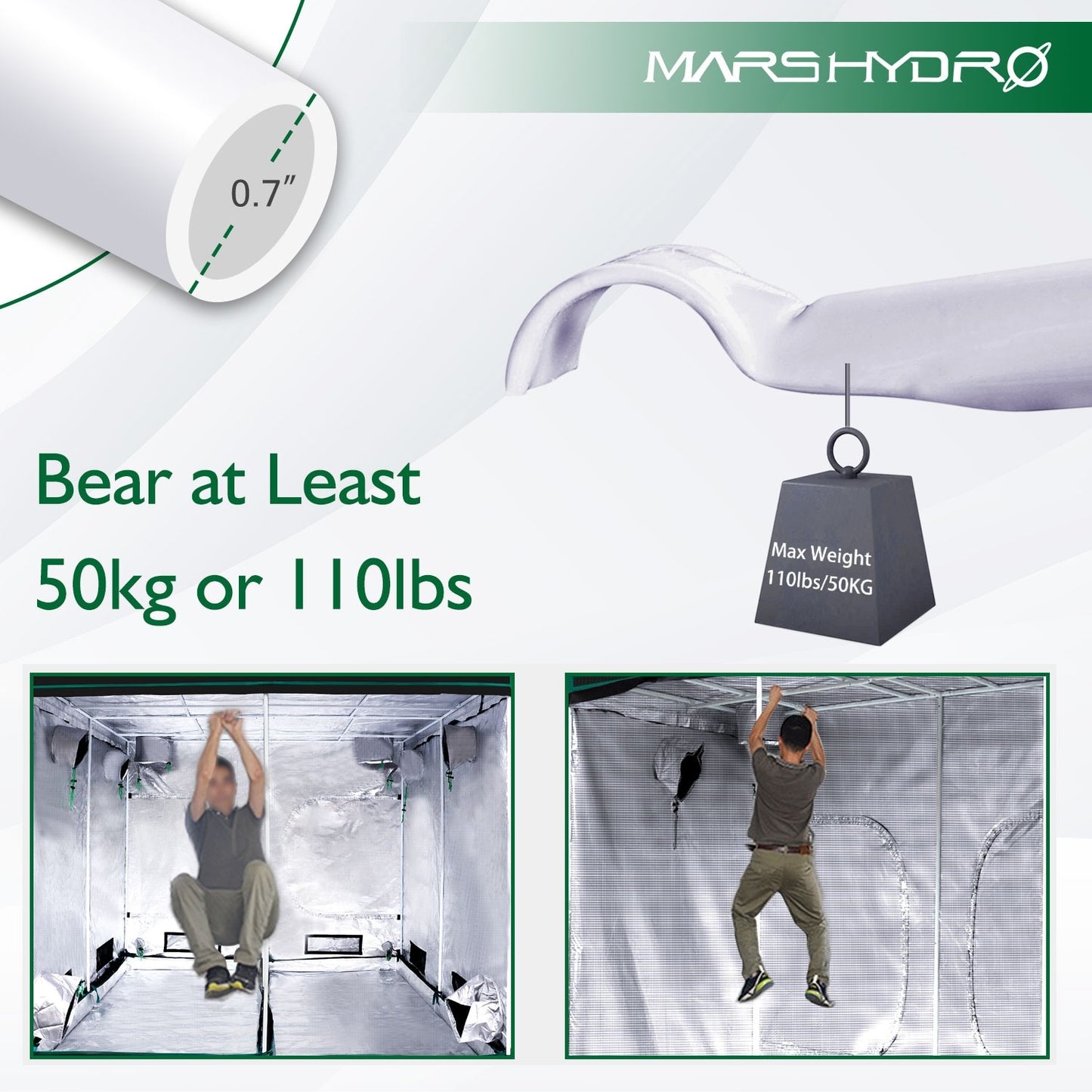 MARS HYDRO グロウテント 70x70x160