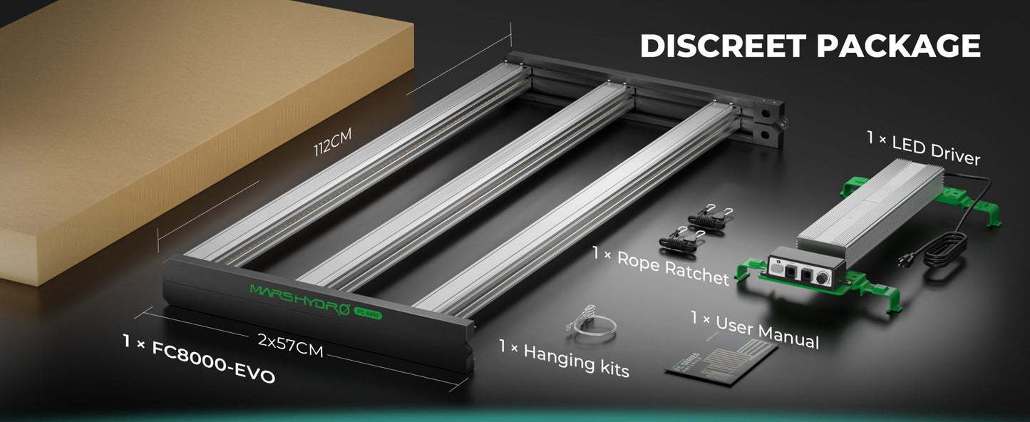 2024モデル MARS HYDRO FC8000-EVO 800W  照射範囲150cm × 150cm (iConnect対応)