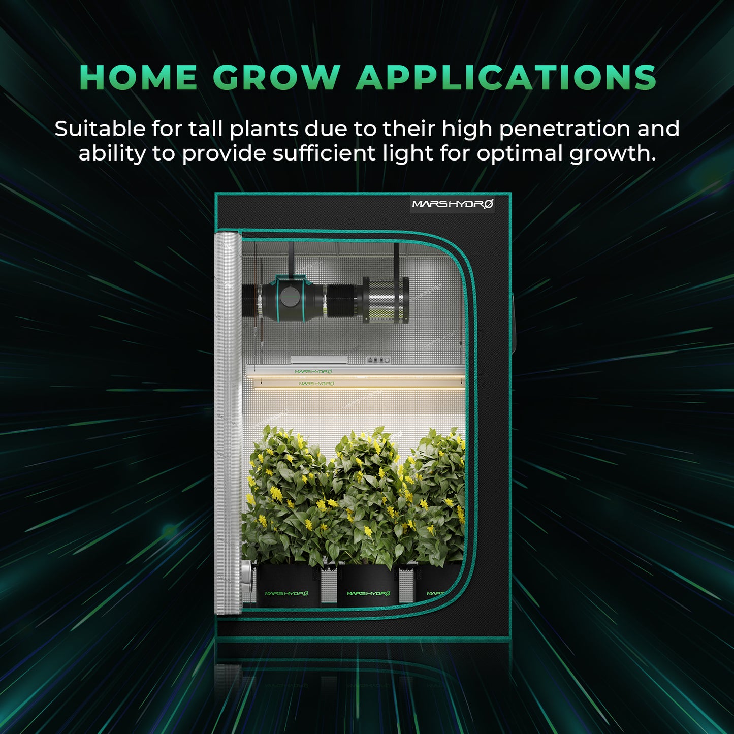 "MARS HYDRO"SP 3000 Plant Growth LED 300w 2x5 Best full spectrum