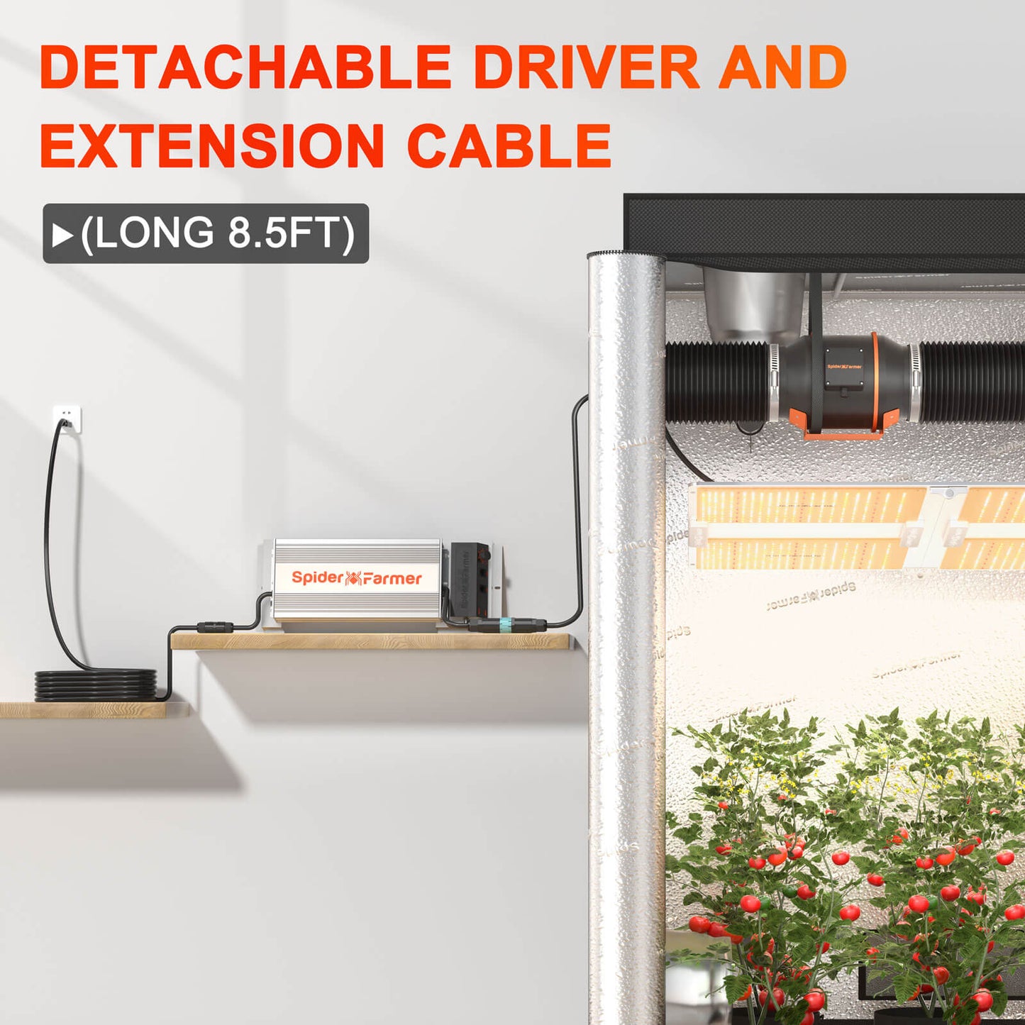 "Spider Farmer"SF-4000 Plant growth LED with dimming function 450w 3000K 5000K 660nm IR760nm