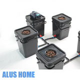 DWC 18 liter x 4 pot Square Hydroponics system Hydroponics